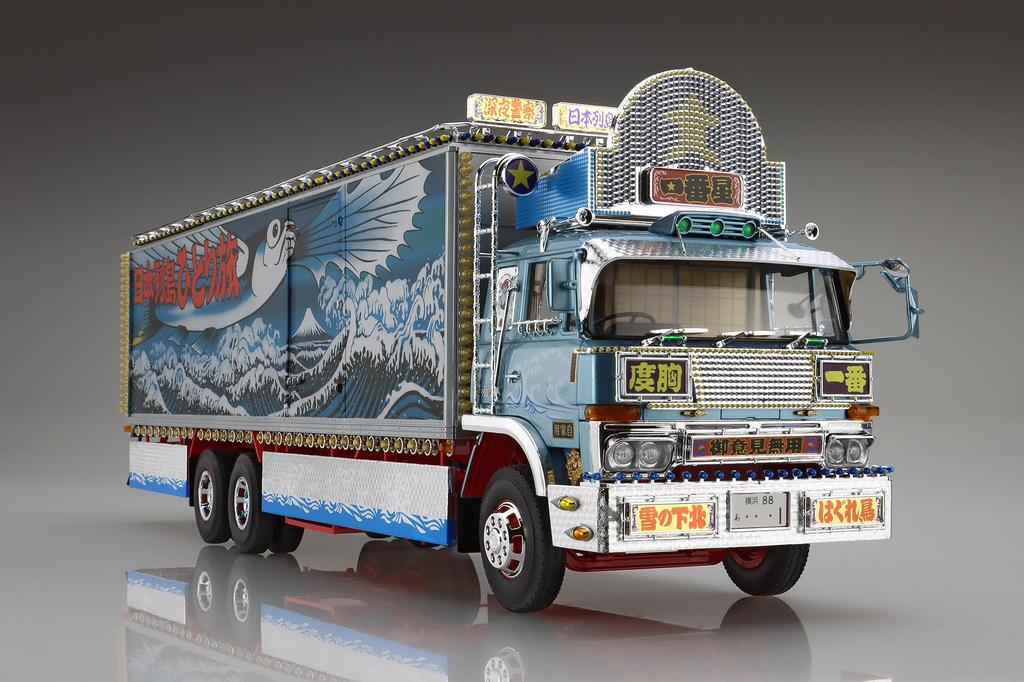 Aoshima Bunka Kyozaisha Truck Yaro Series Ichibanboshi Hot Air 5000km Plastic Model 1/32 No.2