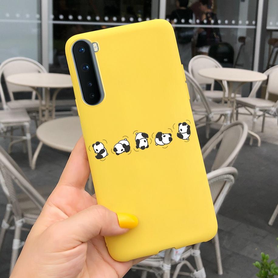 For Phone Case OnePlus Nord Cover Soft Silicone Leopard Flower Butterfly Painted Candy TPU Case For One Plus Nord 1 + Nord Coque