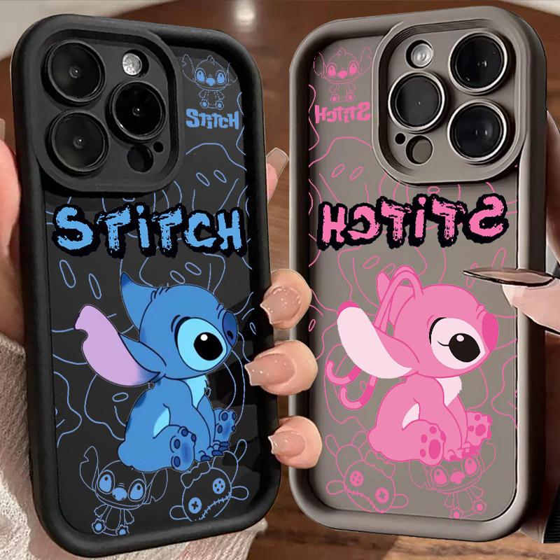 Angel Stitch Cartoon Phone Case For iPhone 17E 11 12 13 14 15 16 17 Pro Max Fundas 17 Air Plus 16e 13 Mini Silicone Back Cover