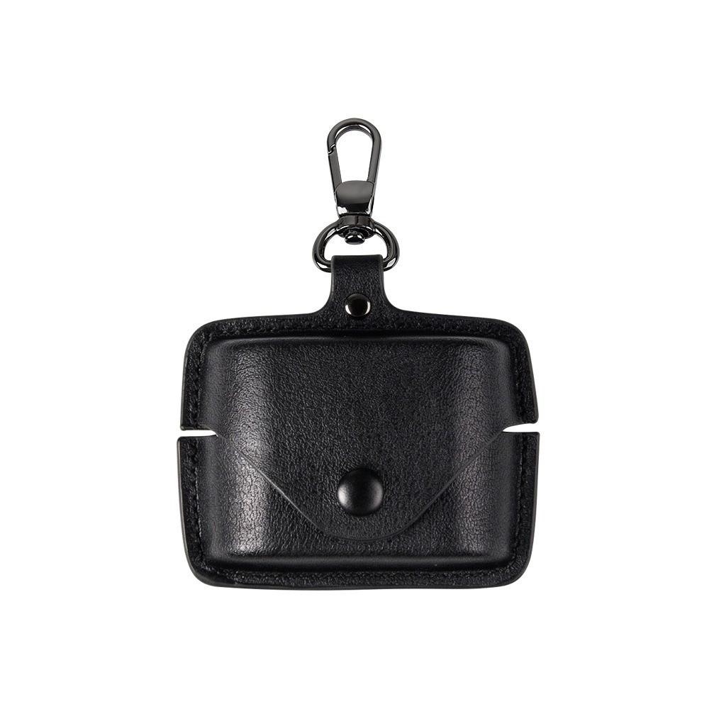 Anti-Scratch Earphone Case PU Leather Bluetooth Earbuds Shell Protective Cover for Sony WF-1000XM6 чёрный