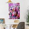 Kpop Demon Hunters Custom Your Name Wall Decor Tapestry Art For Pet Memorial Birthdaywedding Party Backdrop Family Gift