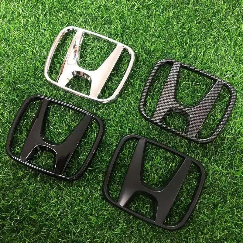1Pcs For Honda H Civic Black Silver badge Suitable Odyssey Spirit City Jade Car Design o Front Grille Luggage Compartment Sticker