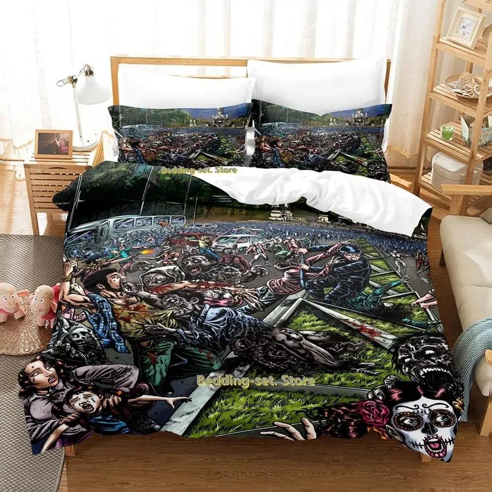 

Comics Extinction Parade Bedding Set Cartoon Anime Three-piece Set Adult Kid Bedroom Duvetcover Sets Funda Cama Infantil 70x133cm 2pcs