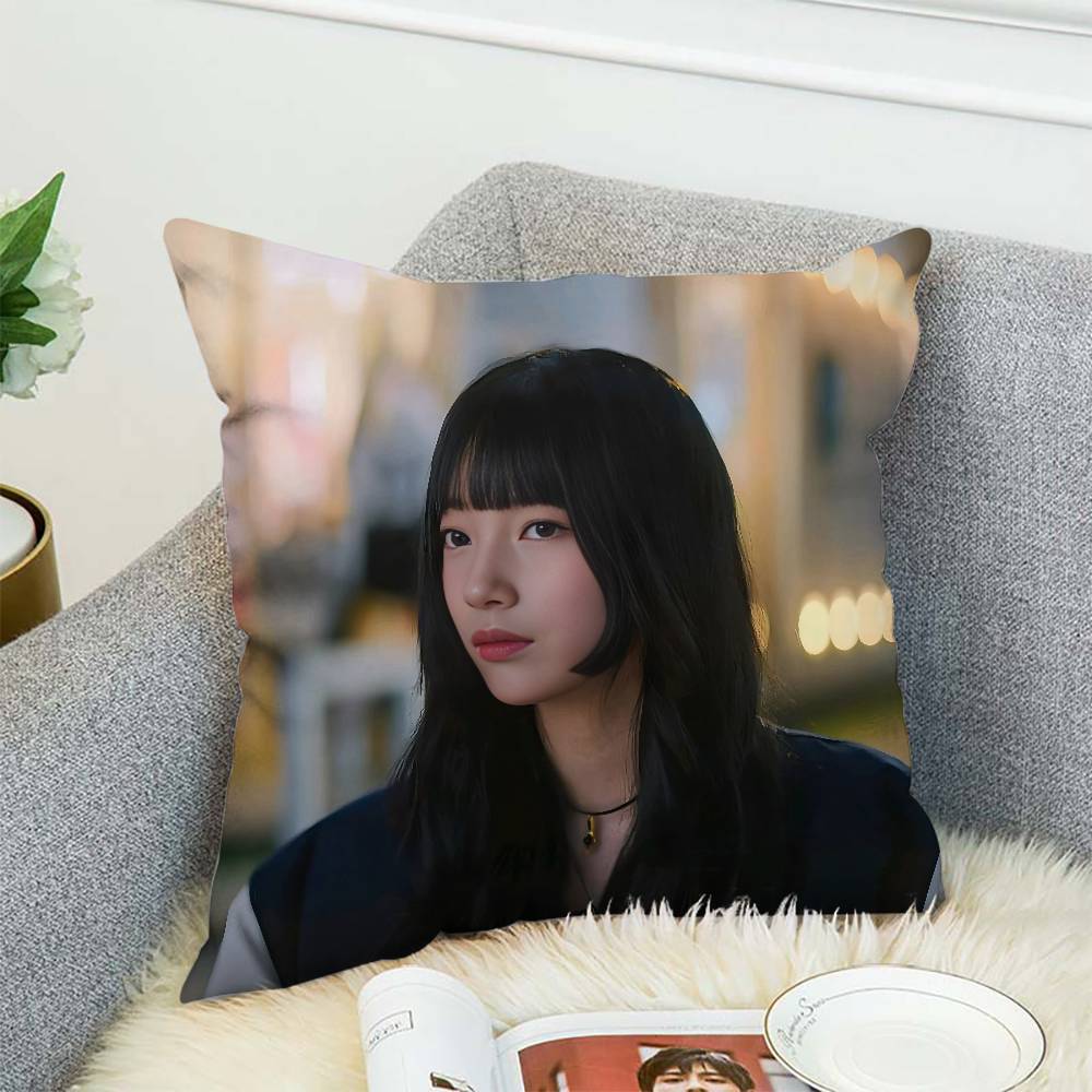 KPOPBBae Suzy Pillow Case Sofa Decorative Home Doublesided Print Plush Square Throw Pillow Cushion Cover