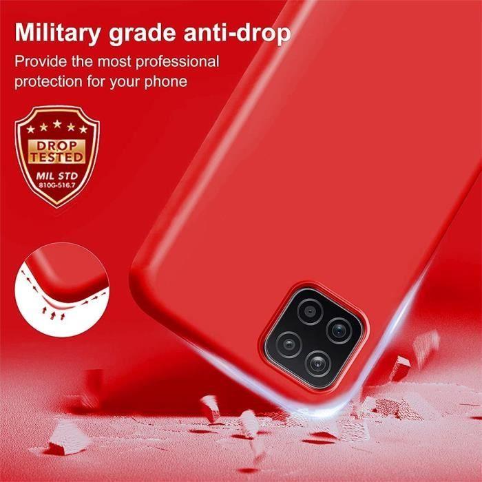 Coque de Protection - BOOLING - Samsung A22 5G - Rouge - Semi-rigide - Antichoc