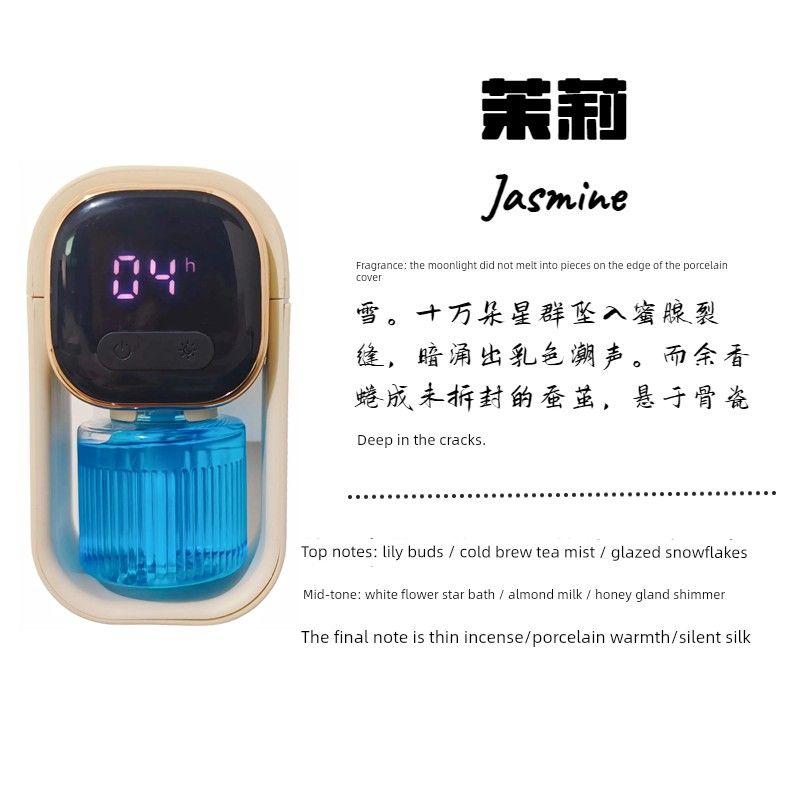 Plug-In Aroma Diffuser Automatic Fragrance Machine for Home Indoor Use, Long-Lasting Hotel Smart Scent Machine Essential Oil Refill Liquid