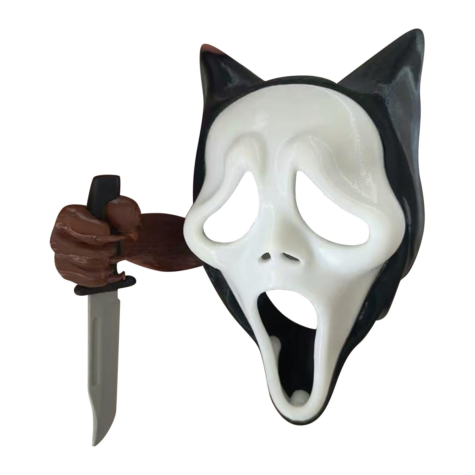 

Screaming Cat Horror Mask Magnetic Prop Set Without Label One Size