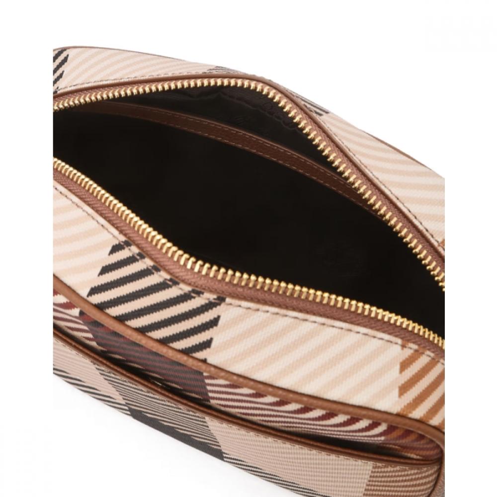 Daks Brown Big House Check Crossbody Bag Dcba2f681w2