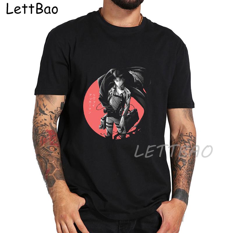 Mężczyźni Kawaii The Survey Corps koszulki z nadrukami japońskie anime atak na tytana T Shirt śmieszne