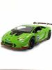 KiNSMART Lamborghini Huracan Super Tropheo Puxar para Trás Miniatura Carro Diecast 1/36 (Verde)