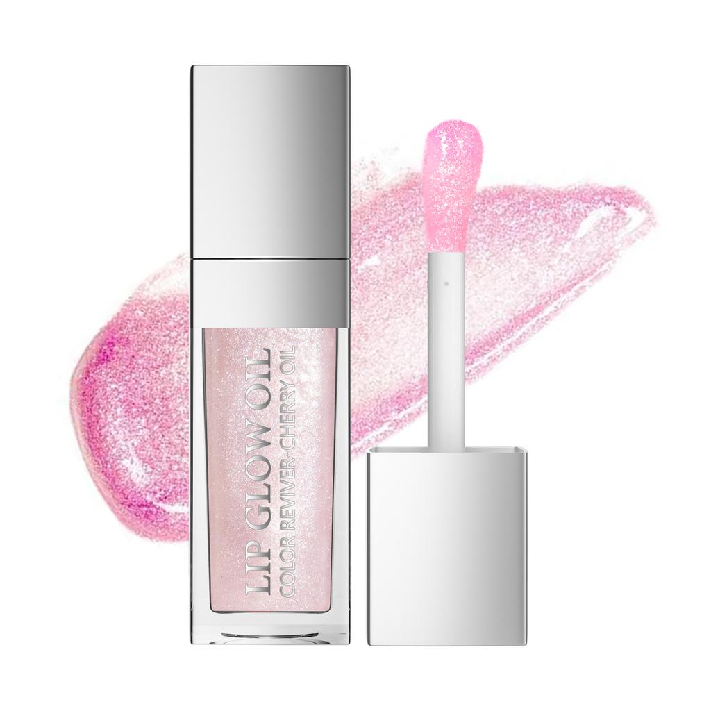 Hydrating Lip Oil, Moisturizing Lip Oil Gloss Transparent Lip Oil Tinted Non-Sticky Nourishing Long Lasting Repairing Lip Lines Lip Care