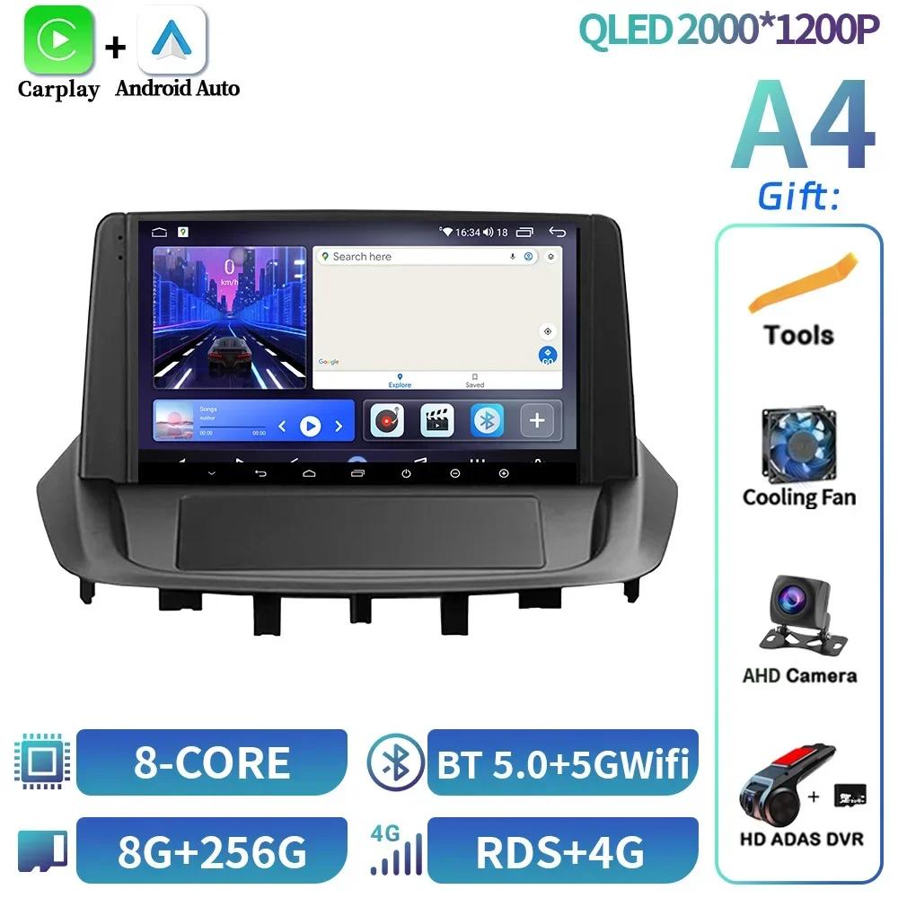 For Renault Fluence 1 2008-2017 Android Car Radio Multimedia Navigation Wireless Carplay WIFI 4G GPS Stereo System Touch Screen