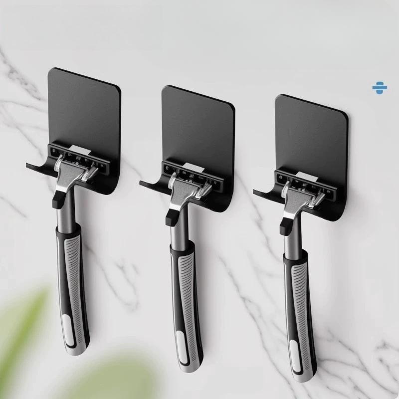 Self-adhesive Aluminum Razor Holder