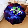 1PC Seattle Fc Logo Printed Umbrella Folding Umbrella, Automatic Umbrella 8-Frame for Travel, Camping Fan Gifts Christmas Gifts