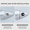 BBKZ6 For BMW M Power Performance F10 F31 E36 E39 E87 E90 X3 X5 E46 E87 Car Emblem Lock Keyhole Decoration Protector Sticker Accessory
