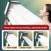 Silver Shower Head Set 3 Mode with 1.5m Leak- Proof Stainless Hose and Bracket High Pressure Handheld Shower Head for Bathroom