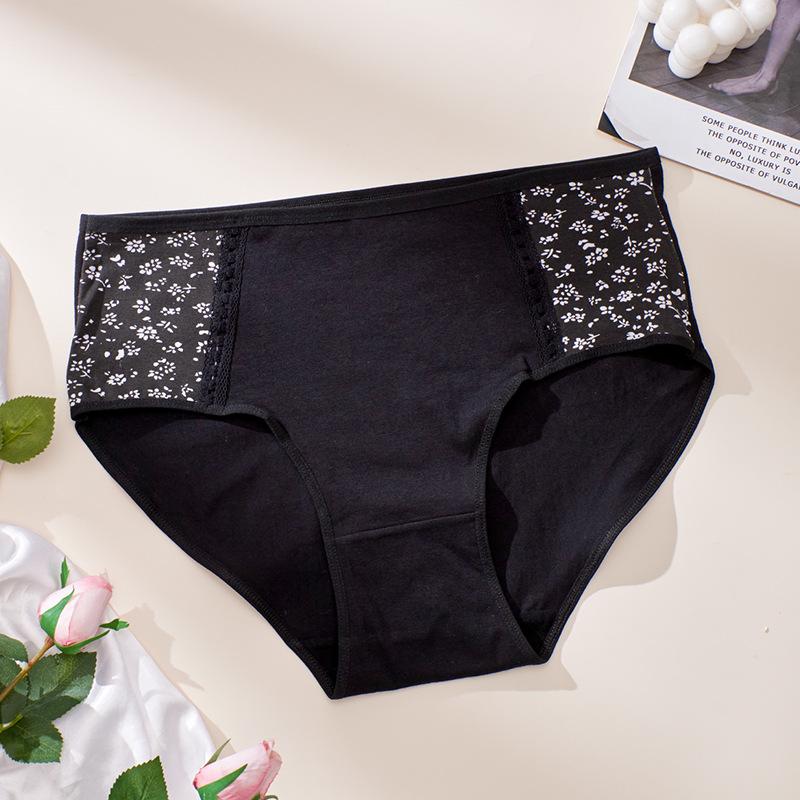 

Женское нижнее белье больших размеров CFSC, простое нижнее белье с принтом XXXXL чёрный