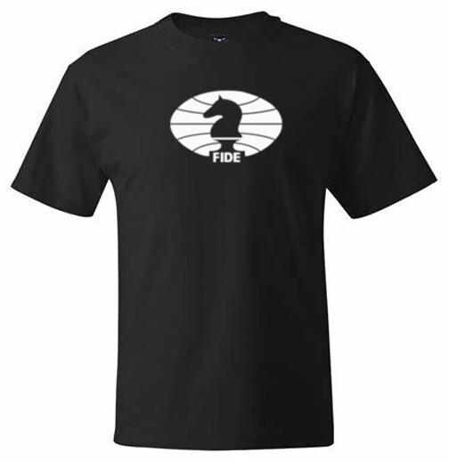 Футболка FIDE Всемирная шахматная федерация Унисекс футболка XXXXL