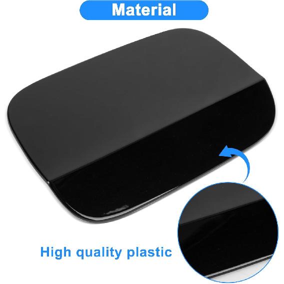 Deckel Gastank Kraftstoffklappe Abdeckkappen - PSLER VW Passat 2012 2013 2014 2015 2016 2017 2018 561809857(Schwarz)