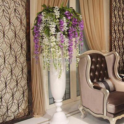 Flor Artificial bonita, fácil de mantener, exquisito adorno de flores violetas artificiales multicolores para dormitorio