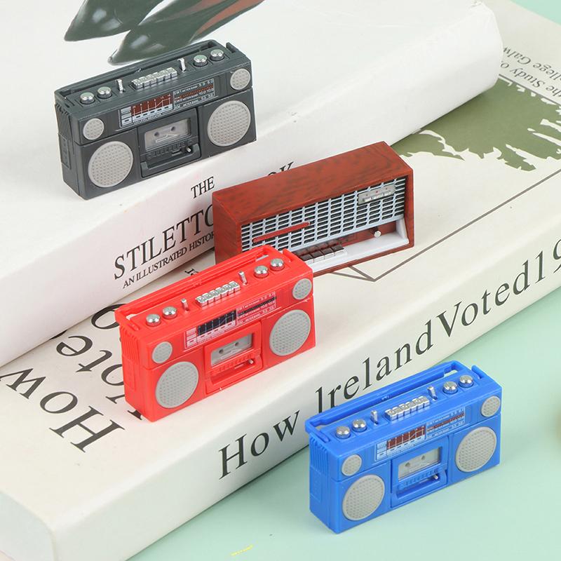 1:12 Dollhouse Miniature Radio Model Recorder Player Toy Doll Furniture Decor