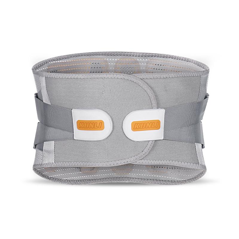 Professional Waist Support Belt with 5 Memory Steel Plates Adjustable Breathable for Work Running Fitness Free 5 Resin Strips