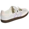 adidas Originals Samba Jane Mary Jane Shoes Women's Bright White Light Purple LB8627
