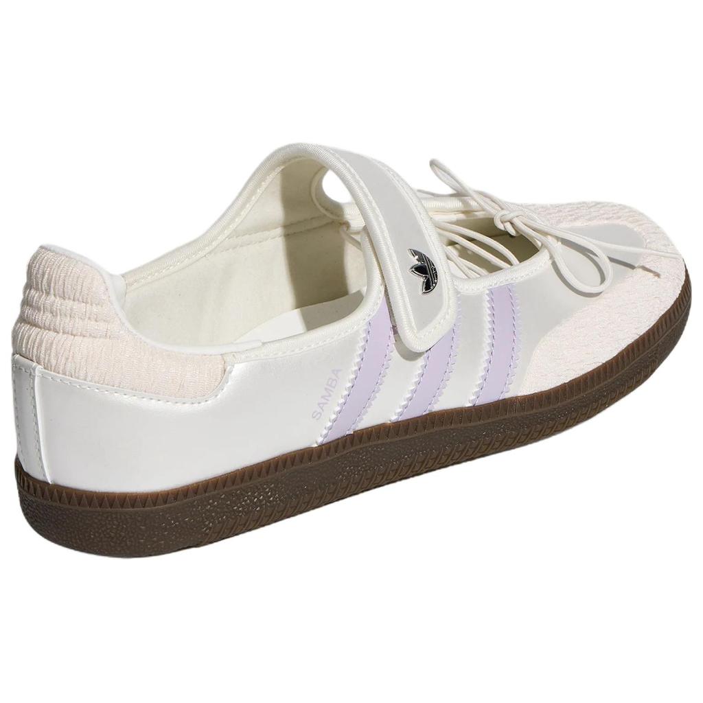 adidas Originals Samba Jane Mary Jane Shoes Women's Bright White Light Purple LB8627