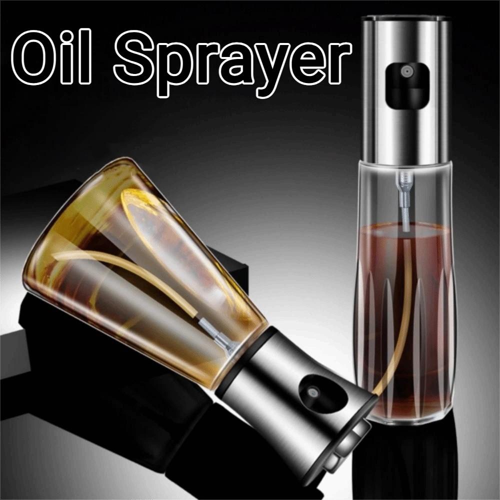 Fine Spray Glass Oil Sprayer Glass Oil Dispenser Bottle Kitchen Spray Container  Kitchen Supplies