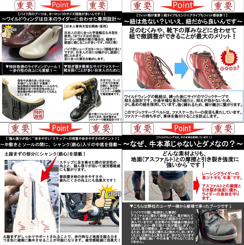 Wildwing Falcon Motorcycle Boots Flagship Model Black/Green 25.5cm WWM-0001