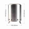 Backpacking Wood Stove Outdoor Camping Wood Stove Stainless Steel Portable Small Smokeless Fire Pit Stove for Barbecues Picnics