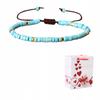 Women's Bracelet Beads Natural Stone Turquoise 2 X 4 Mm Adjustable