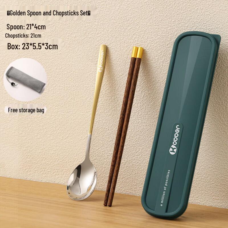 Qiwei 316 Stainless Steel Portable Cutlery Set