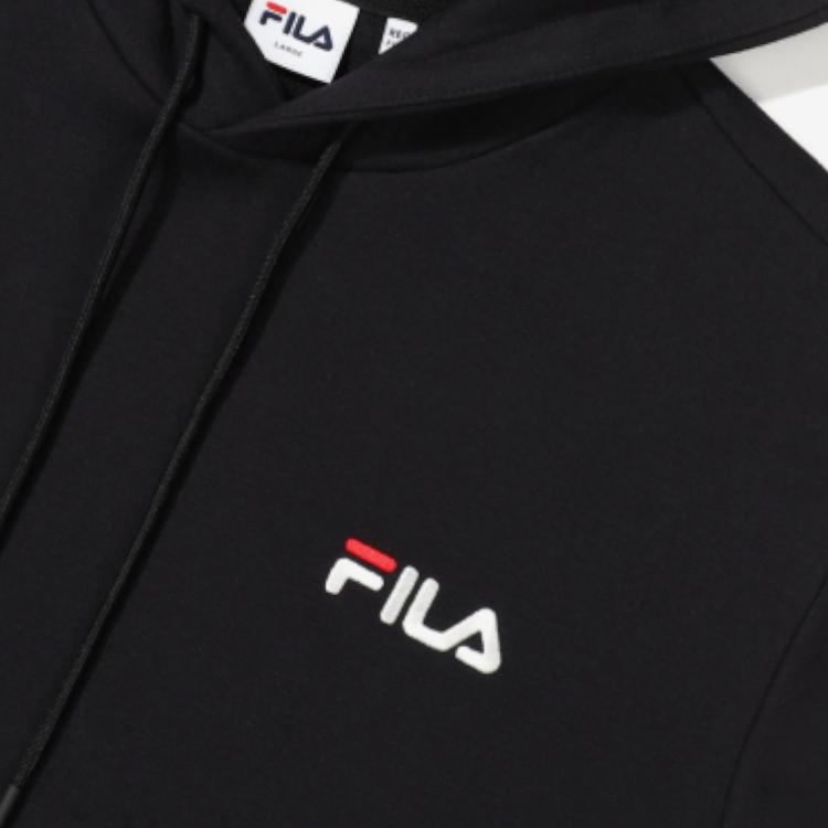 FILA Sweatshirts Men's Black Hooded Moderate Regular FS2POF1102X-BLK