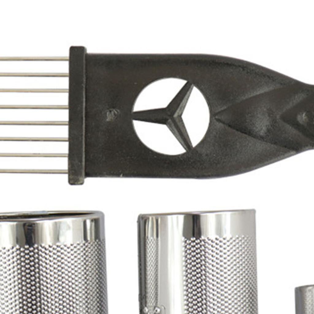 Metal Guiro Musical Instrument with Scraper Hand Percussion Guiro Shaker for Early Education