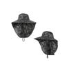 Fishing Hat for Men Women Wide Brim Outdoor Sun Protection Hat with Neck Flap Adjustable Size UV Resistant Material