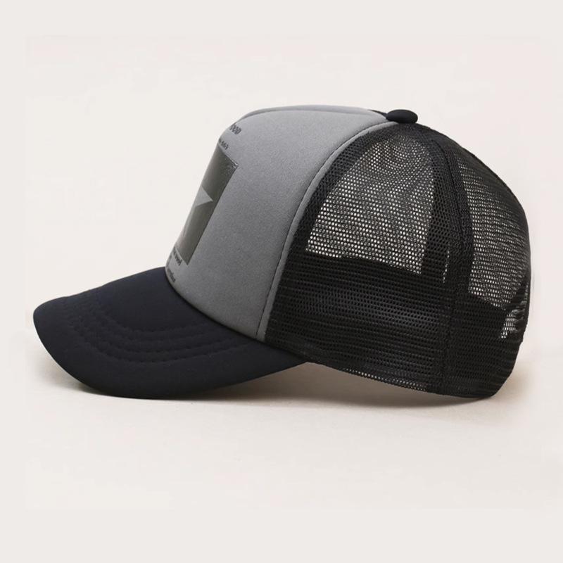 Sun Visor Mesh Trucker Hat: Large Fit, Small Face Effect, Hard Top, UV Protection