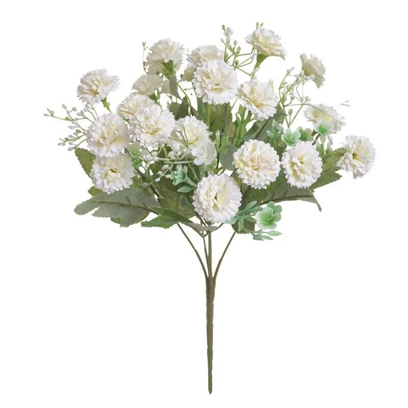 

2pcsReal Touch Carnation Arrangement - 20 Forks - Wedding and RoomDecor - Artificial Simulation Carnation - Scene Decor and Favo