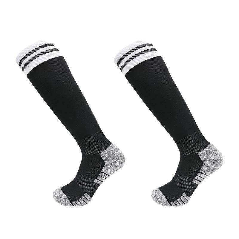 Anti-Rutsch Fußballsocken für Erwachsene Herrenstrümpfe Kniestrümpfe für Kinder Handtuchsohle Professionelle Sportsocken