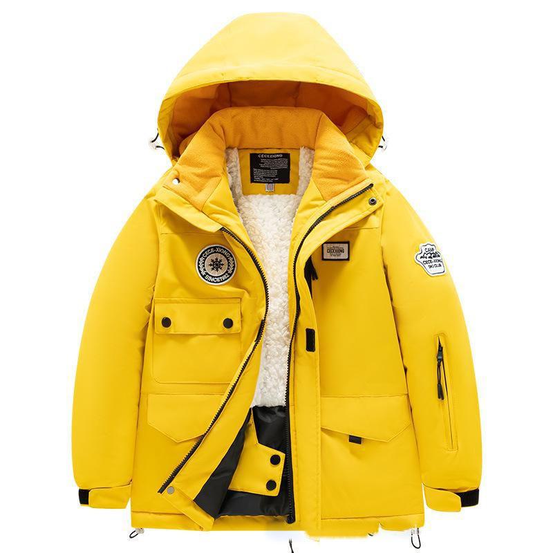 Kids' Trendy Waterproof Ski Suit Set - Warm, Windproof Gear for Boys & Girls