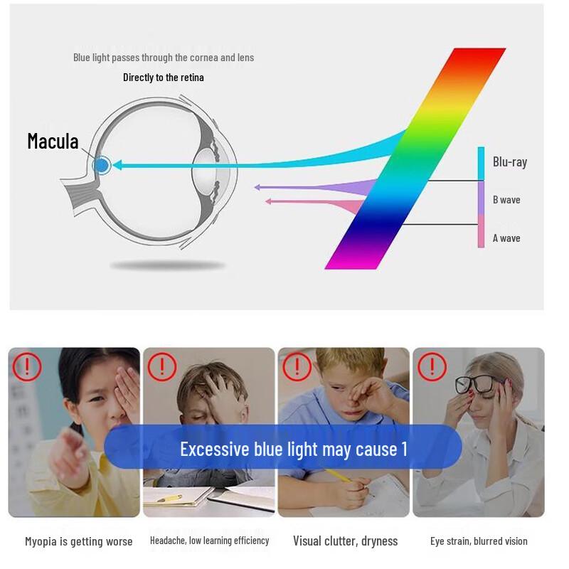 HEIXIE Modern Full-Spectrum Eye-Care LED Ceiling Light