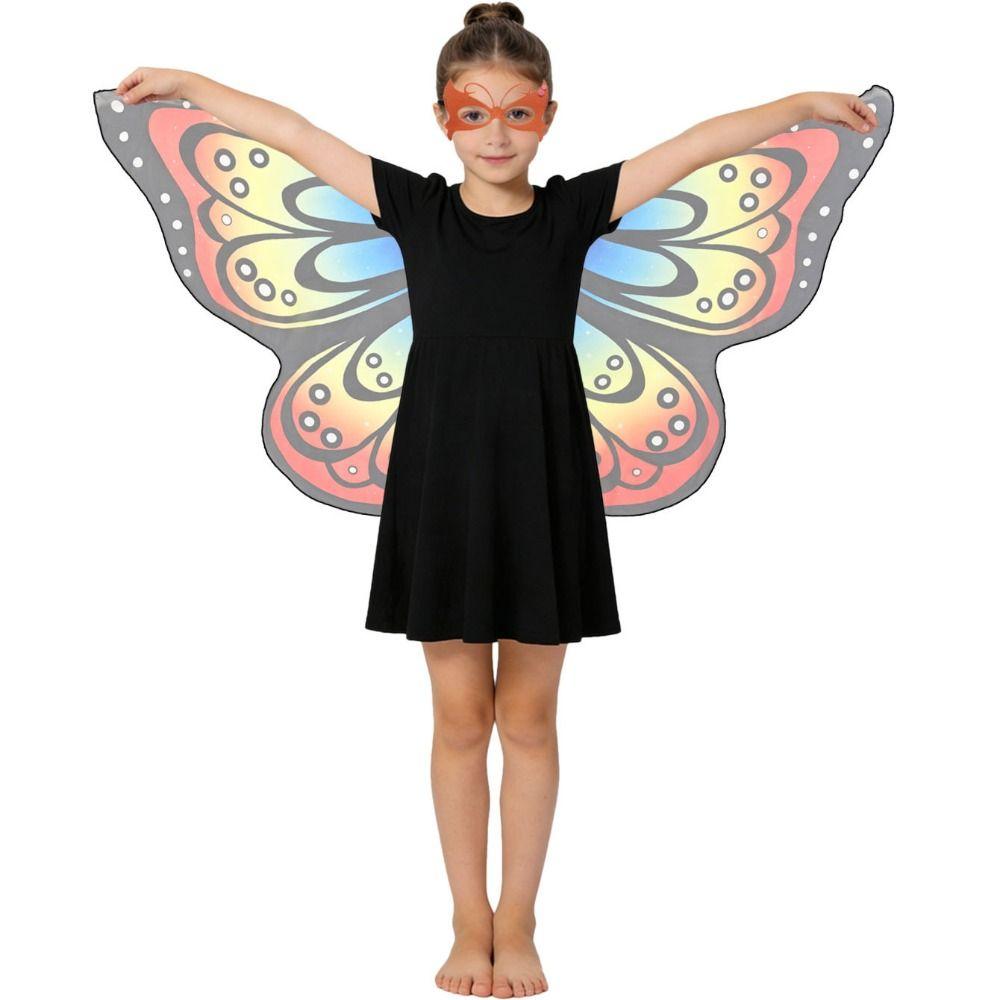Cosplay Costume Cape Butterfly Fancy Dress Fairy Shawl  Party Accessories