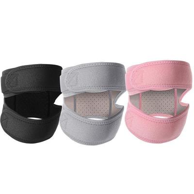 Adjustable Dual Strap Knee Patella Support Breathable Mesh Silicone Pad For Running Basketball Hiking Meniscus Protector