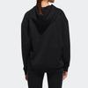 Adidas Neo Casual Sports Pullover Hoodie Women Tops Black DZ7595