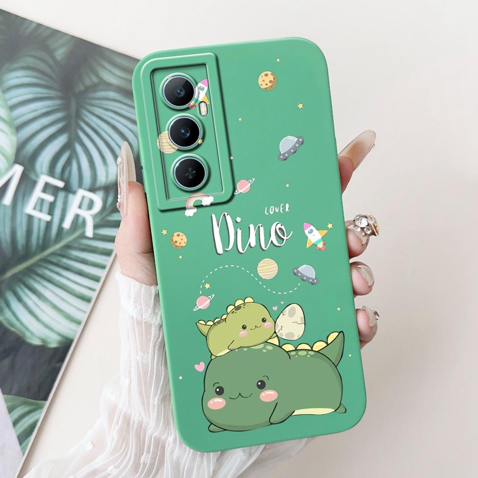 Funda For Realme C65 RMX3910 Back Cover For Realme C65 4G Case Shockproof Luxury Flowers Cute Cartoon Cool Silicone Bumper Coque