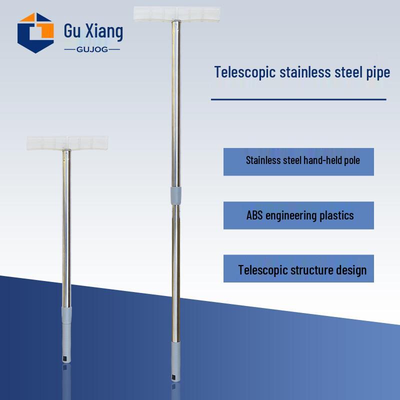 Ret retractable Stainless Steel Handheld Sign Pole