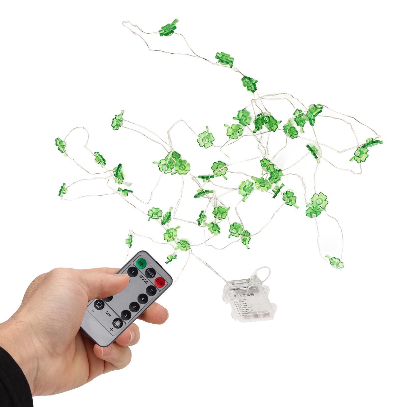 

4-х листовая гирлянда в виде клевера 50 светодиодов декоративные светодиодные гирлянды ручной работы для праздника в помещении