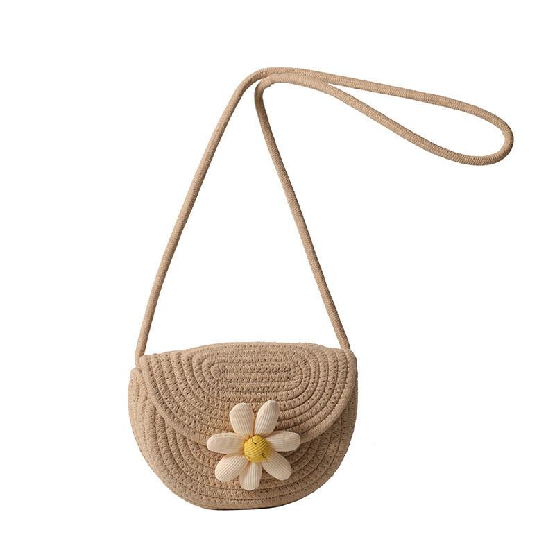 Chic Straw Woven Cellphone Pouch 2024 New Summer Collection Casual Beach Bag