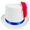 Independence Day Hat Gentleman Party Hat Evening Event Hat Felted Men Hat for Event and Theme Parties