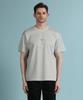 PANICALE Gray Palm Tree Logo Short Sleeve T-Shirt